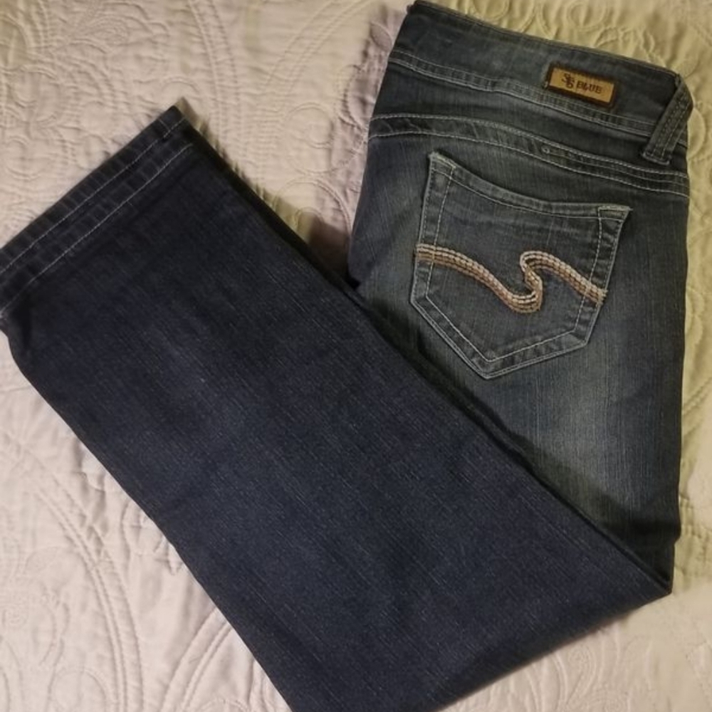 STS Blue Capris/Cropped Jeans/Waist 33"